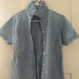 Denim button up